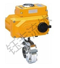 电动卫生级蝶阀