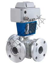 电动三通球阀