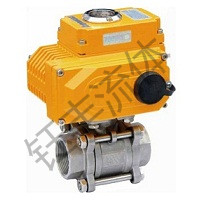 电动三片式球阀