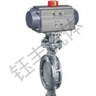 气动对夹式三偏心蝶阀