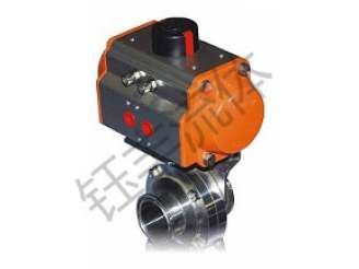 气动卡箍式快装卫生球阀