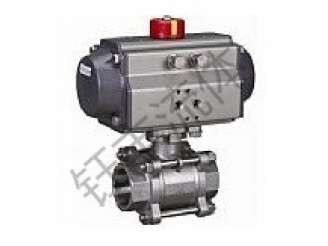 气动三片式球阀