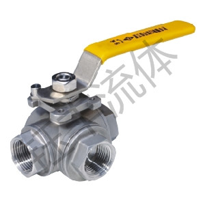 螺纹三通球阀