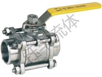 三片式对焊球阀