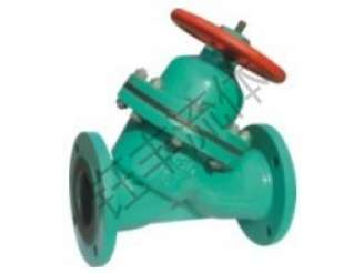 衬胶直流式隔膜阀