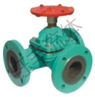 衬胶三通隔膜阀