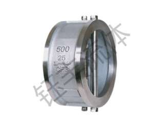 对夹双瓣旋启式止回阀