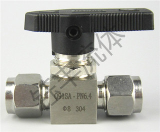 304不锈钢直通卡套球阀2