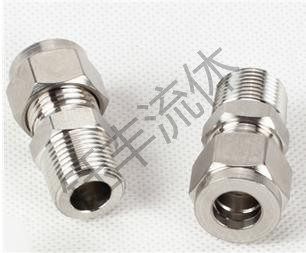 304不锈钢直通终端卡套接头-2