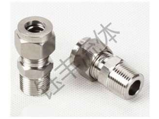 304不锈钢直通终端卡套接头1