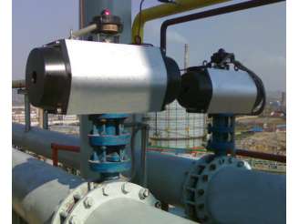 气动阀门客户使用现场